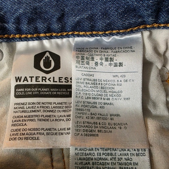 Levis 501 Original Cut Off Denim Shorts Medium Wash Distressed sz 29 Boho Hippie - Picture 8 of 11